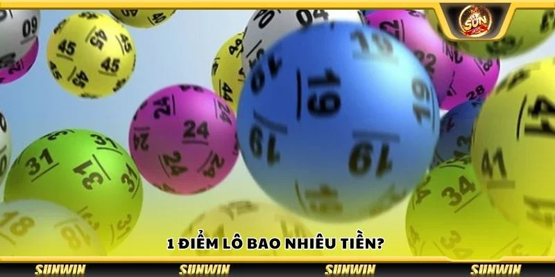 1 điểm lô bao nhiêu tiền? 