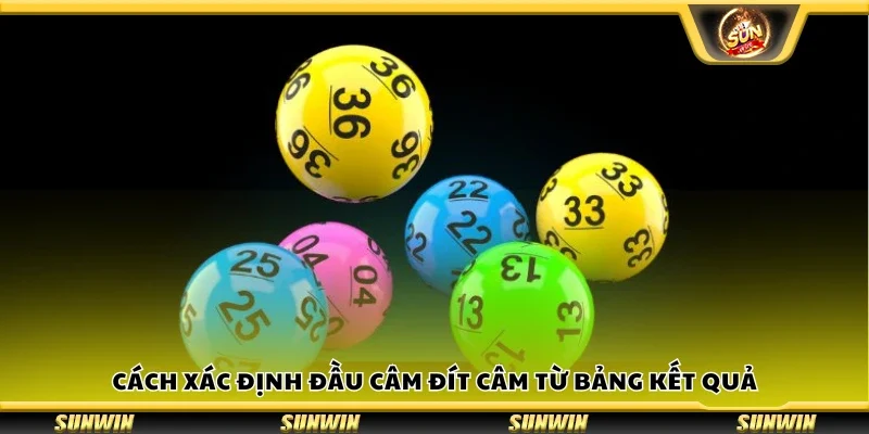 Cách xác định đầu câm đít câm từ bảng kết quả