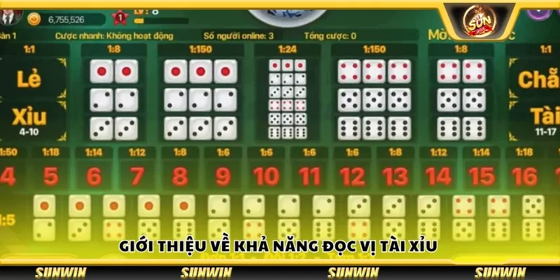 Giới thiệu về khả năng đọc vị tài xỉu 